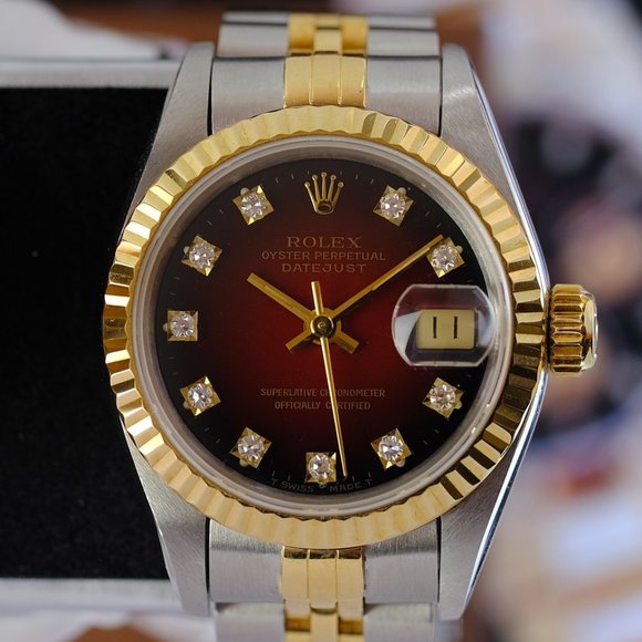 Rolex Datejust Factory Diamond Dial Box & Papers - Picture 8 of 13